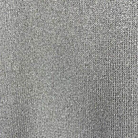 Vintage Herman Geist Womens knit Sweater Metallic Silver Medium shimmer cocktail - Picture 3 of 6